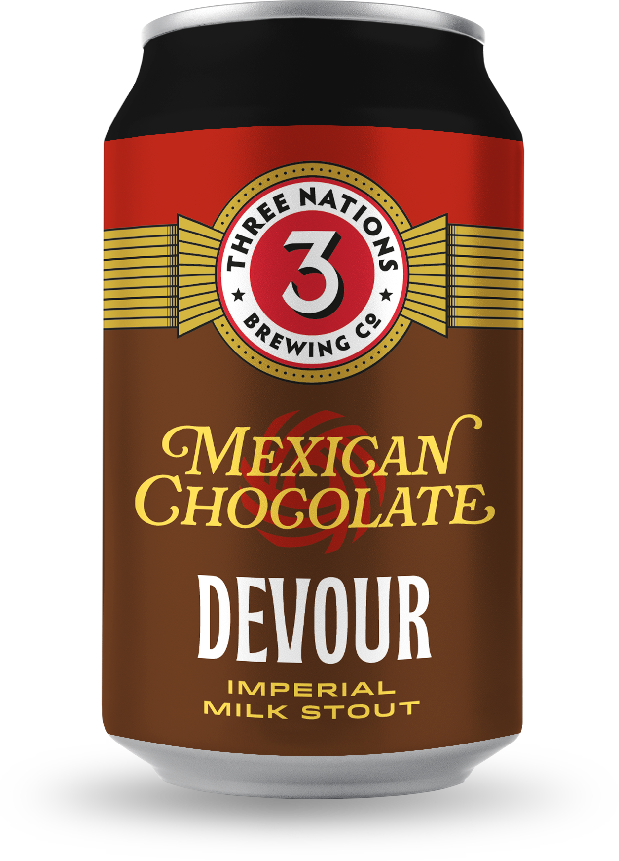 3 nations brewings mexican chocolate can design