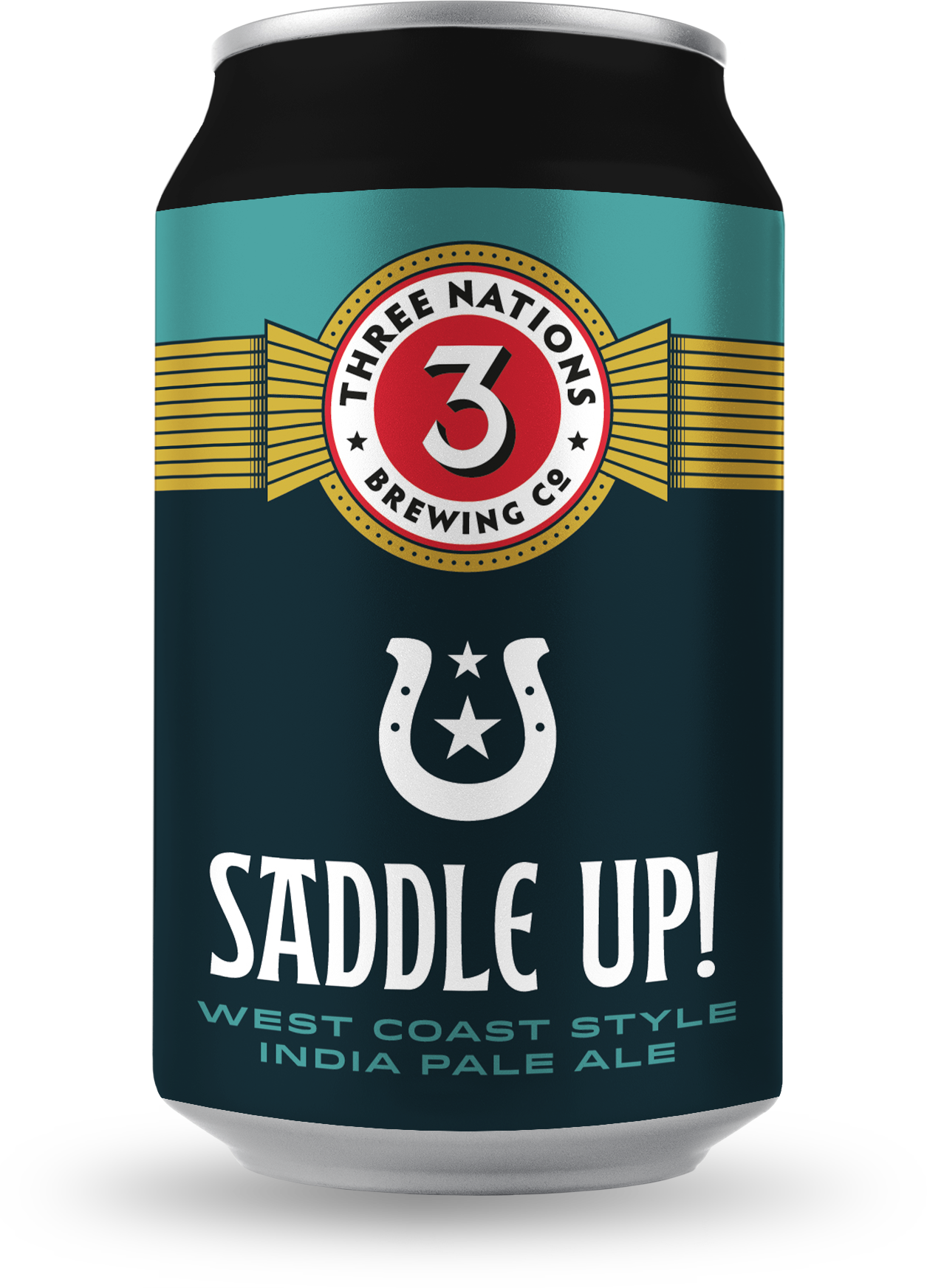 3 Nations Brewing's Saddle Up can design